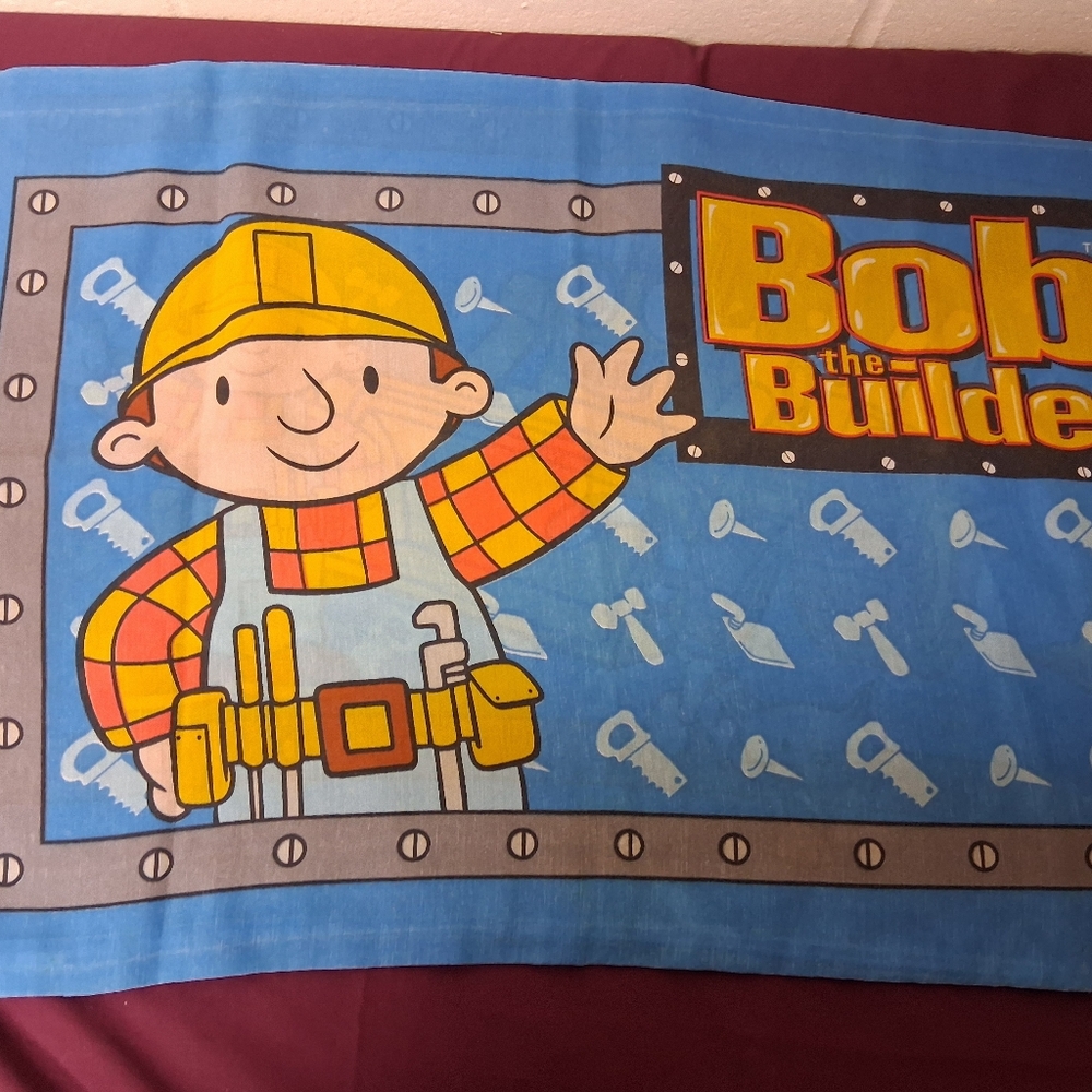 Bob The Builder Standard Size Pillowcase